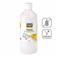 Транспарентна боја Creall 500 ml – бела
