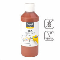 Боја за текстил Creall Tex 250 ml – кафеава