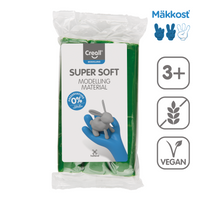 Глина за моделирање Creall Super Soft 500 g – зелена