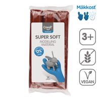 Глина за моделирање Creall Super Soft 500 g – кафеава