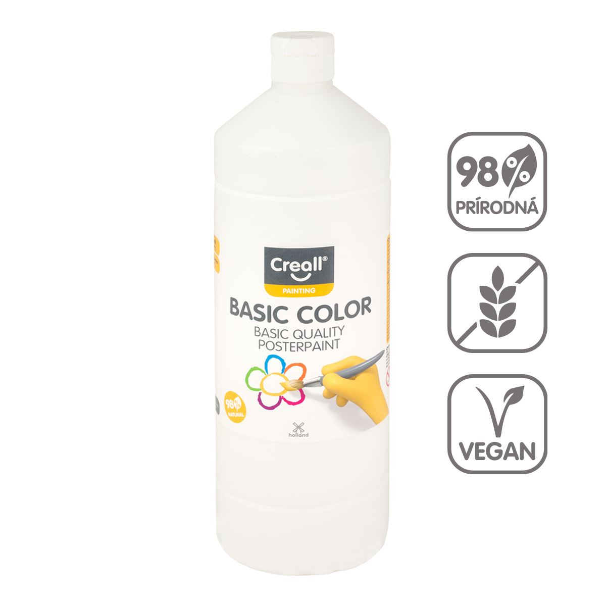 Темперна боја Creall 500 ml – бела