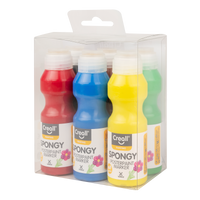 Сет темперни бои со сунѓерче Creall Spongy – 6 × 70 ml
