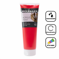 Акрилна боја Molenaer 250 ml – црвена