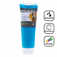 Акрилна боја Molenaer 250 ml – тиркизна