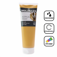 Акрилна боја Molenaer 250 ml – окер