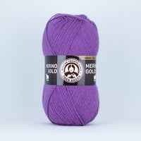 Предиво за плетење Madame Tricote Paris Merino Gold 100 g – виолетова