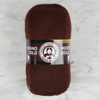 Предиво за плетење Madame Tricote Paris Merino Gold 100 g – темно кафеава