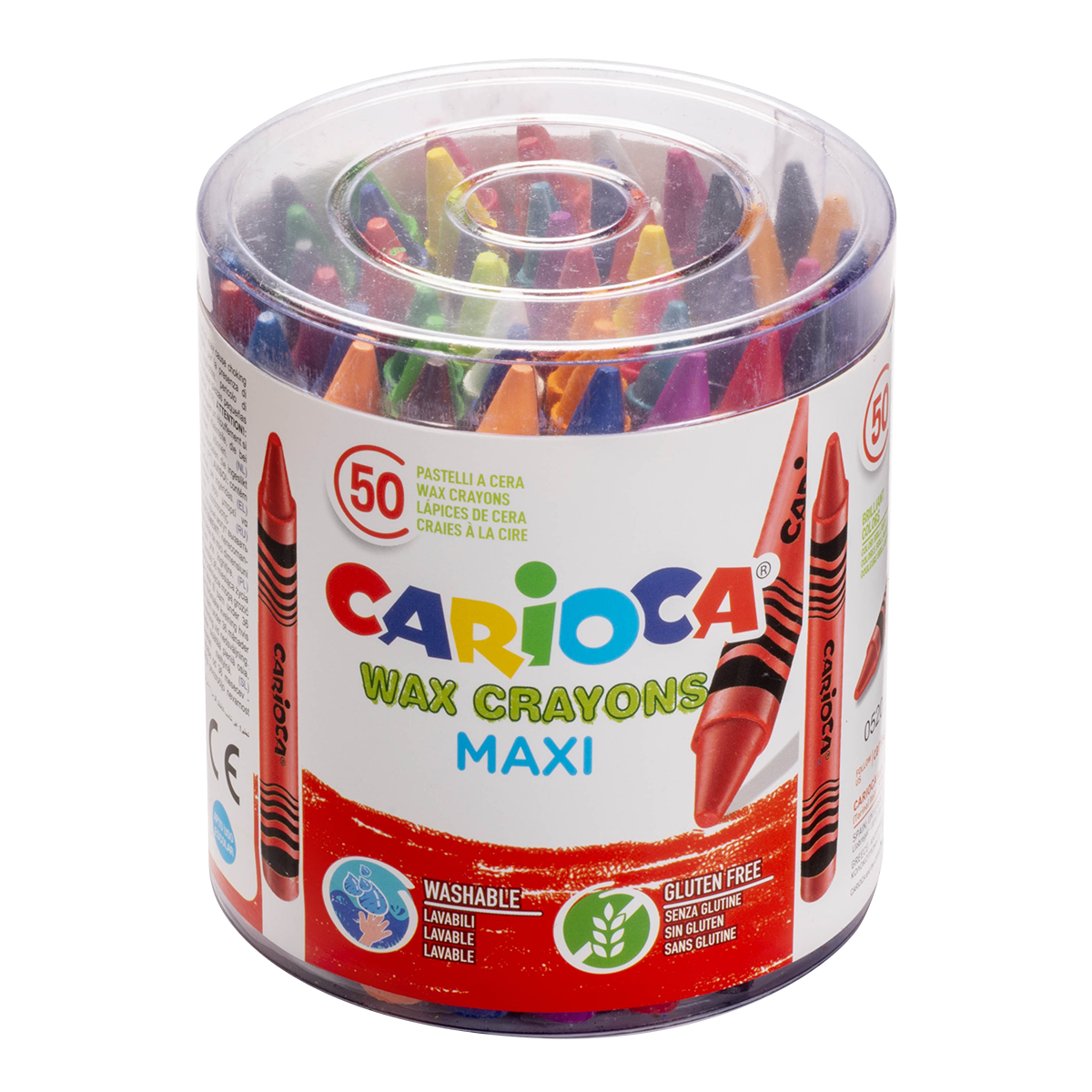 Carioca Maxi восочни боички, 50 пар.