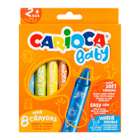 Carioca восочни боички Baby Wild 2+, 8 пар.