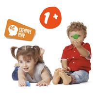 Carioca Baby Do 1+ пластелин за моделирање, 3 × 75 g, микс бои