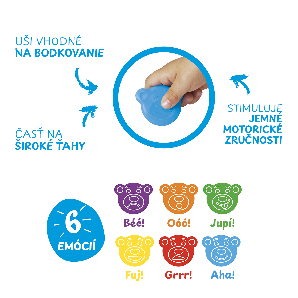 Carioca восочни боички Baby Wild 2+, 8 пар.