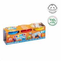 Carioca Baby Do 1+ пластелин за моделирање, 3 × 75 g, микс бои