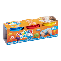 Carioca Baby Do 1+ пластелин за моделирање, 3 × 75 g, микс бои