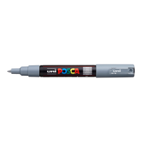 Маркер UNI POSCA PC-1M 0.7 - 1 mm – sivá (37)