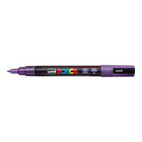 Posca маркер PC-3ML, 0,9 1,3 mm, со сјај – виолетова (L12