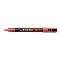 Posca маркер PC-3ML, 0,9 1,3 mm, со сјај – црвена (L15