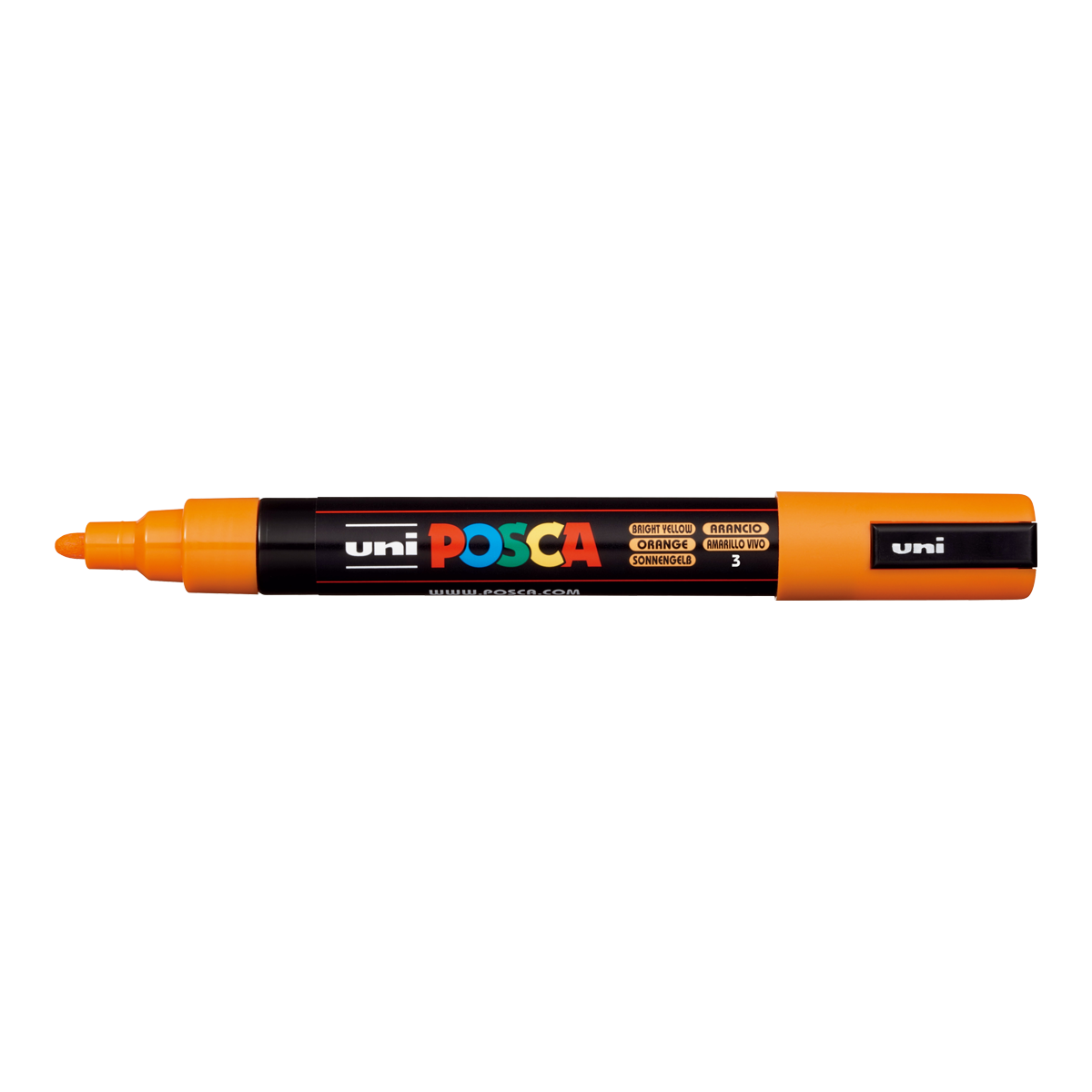 Posca маркер PC-5M, 1,8 - 2,5 mm, светло жолта (3)