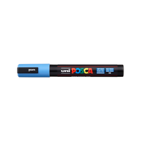 Акрилен маркер Posca PC-5M, 1,8 – 2,5 mm, небесно сина (48)