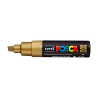 Обележувач UNI POSCA PC-8K 8 MM – zlatá (25)