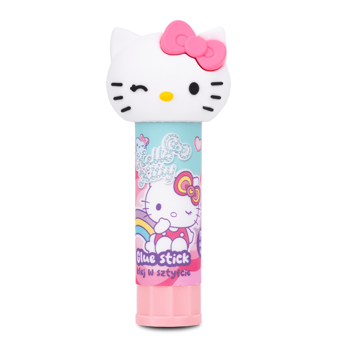 Тристрани дрвени боички Colorino Hello Kitty - 12 бои