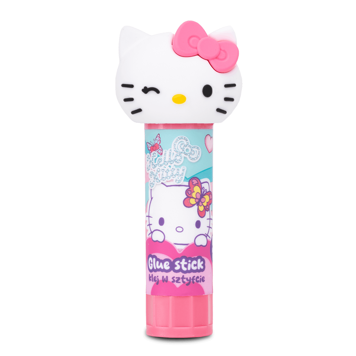 Тристрани дрвени боички Colorino Hello Kitty - 12 бои