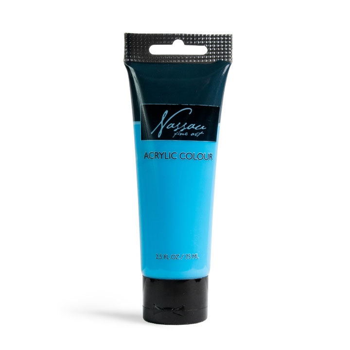 Акрилна боја на Nassau Fine Art во туба од 75 ml – сина