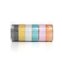 Сет ленти за washi 6 x 2,5 m – trblietky златна