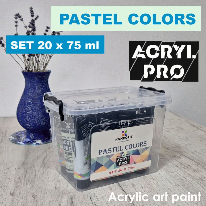 ACRYL PRO Композитен пастелен акрилен сет за бои - 2