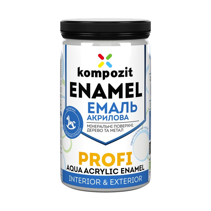 Акрилен емајл  KOMPOZIT PROFI Gloss 0,3 l - 7