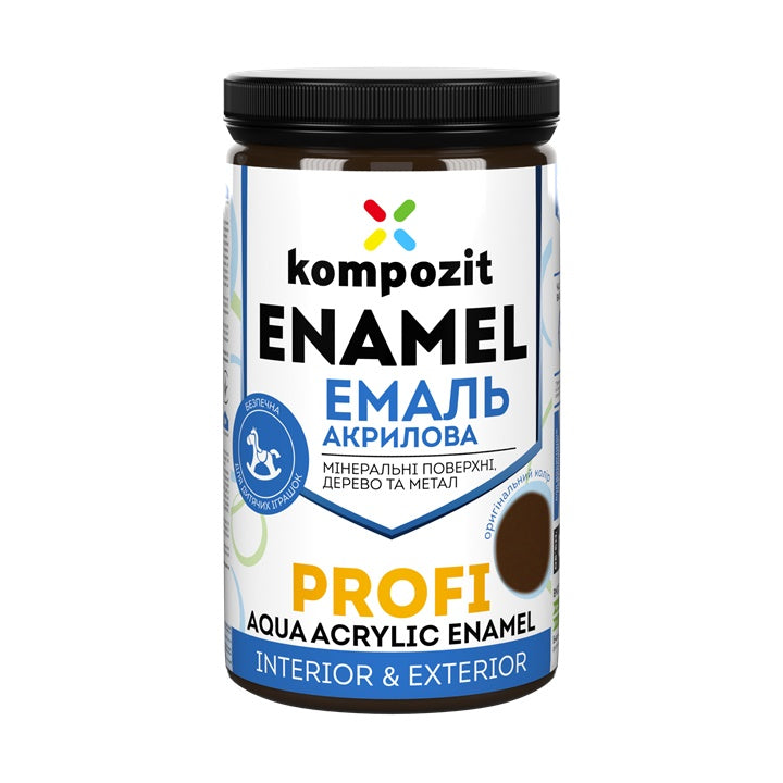 Акрилен емајл  KOMPOZIT PROFI Gloss 0,3 l - 3