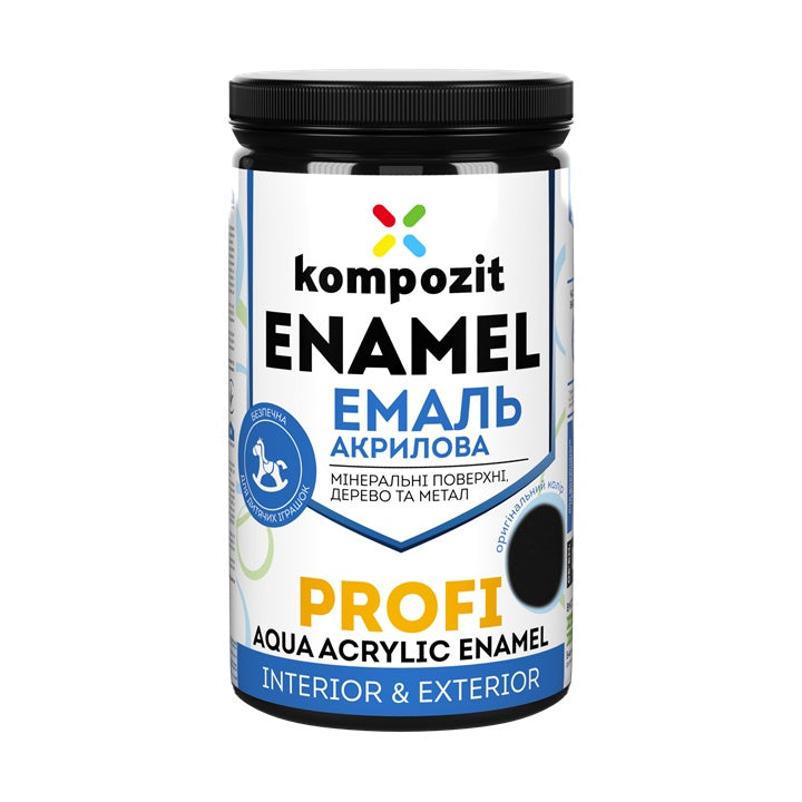 Акрилен емајл  KOMPOZIT PROFI Gloss 0,3 l - 2