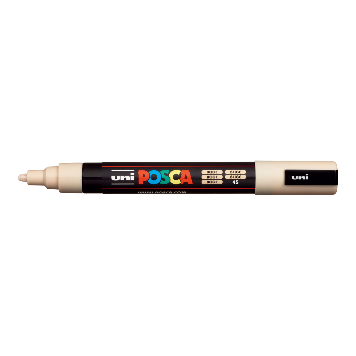 Акрилен маркер Posca PC-5M, 1,8 – 2,5 mm, беж (45)