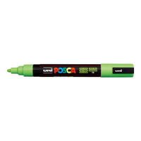 Акрилен маркер Posca PC-5M, 1,8 – 2,5 mm, зелено јаболко (72)