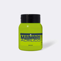 Акрилна боја MAIMERI Acrilico 500 ml – Перманентна жолтеникаво зелена