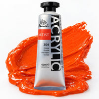 Акрилна боја Phoenix Artist 60 ml | различни бои – портокалов / 304