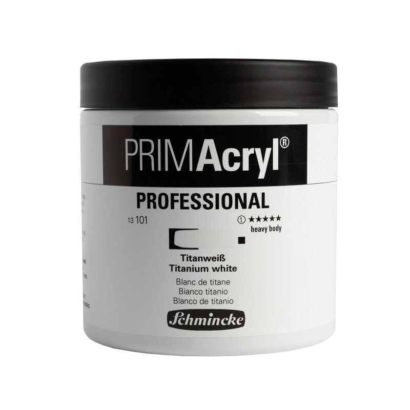 Акрилна боја Schmincke PRIMAcryl Professional 474 ml – Titanium white