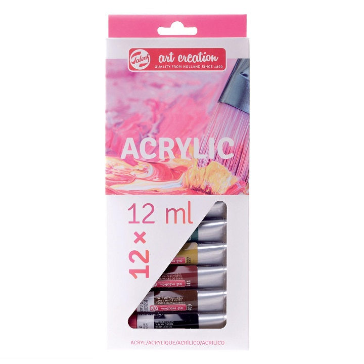 Акрилни бои art creation - сет 12 x 12 ml