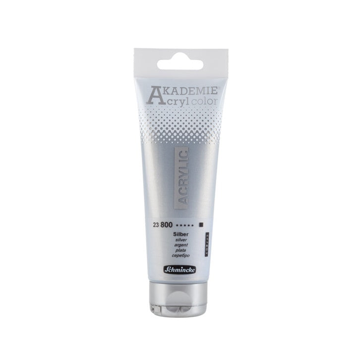 Акрилни бои Schmincke AKADEMIE 120 ml | различни бои — 800 strieborná | ARTMiE.mk