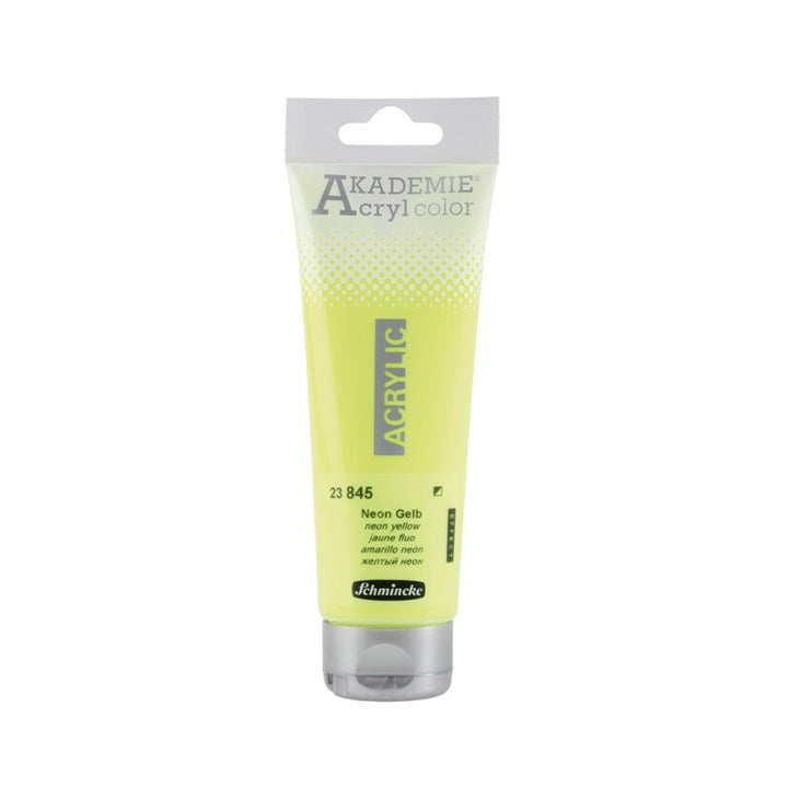 Акрилни бои Schmincke AKADEMIE 120 ml | различни бои — 845 neónovožltá | ARTMiE.mk