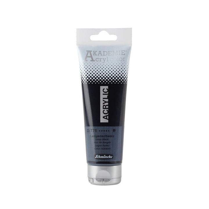 Акрилни бои Schmincke AKADEMIE 120 ml | различни бои — 771 lamp black | ARTMiE.mk
