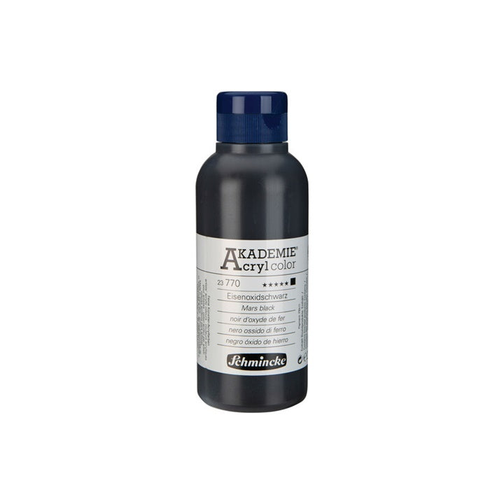 Акрилни бои Schmincke AKADEMIE 250 ml | различни бои — 770 mars black | ARTMiE.mk