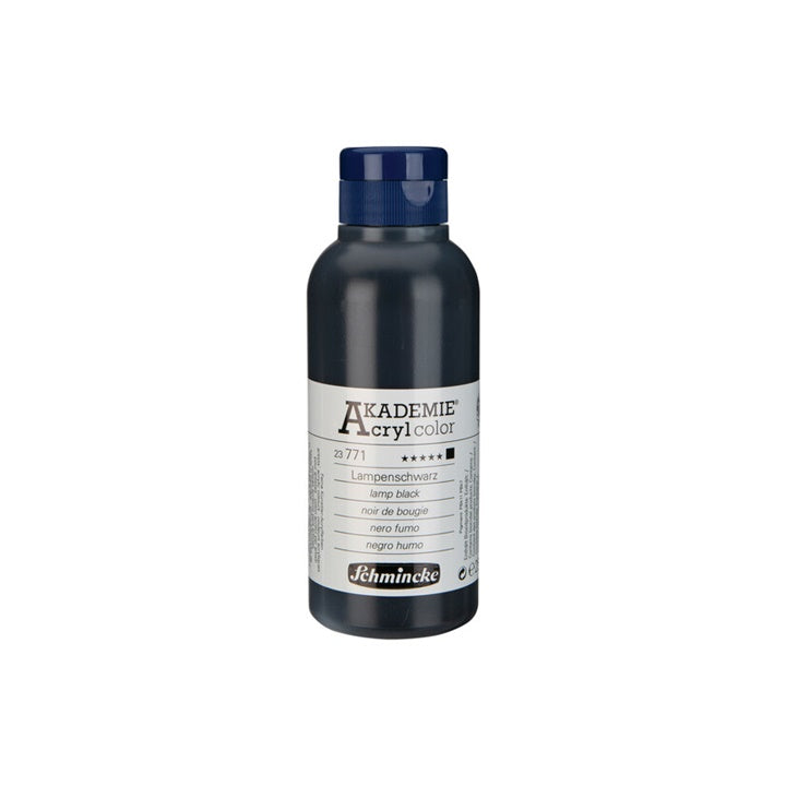 Акрилни бои Schmincke AKADEMIE 250 ml | различни бои — 771 lamp black | ARTMiE.mk