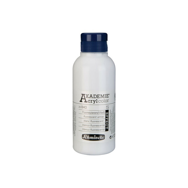 Акрилни бои Schmincke AKADEMIE 250 ml | различни бои — 840 fluorescenčná biela | ARTMiE.mk