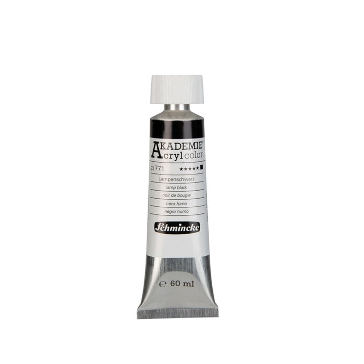 Акрилни бои Schmincke AKADEMIE 60 ml | различни бои — 771 lamp black | ARTMiE.mk