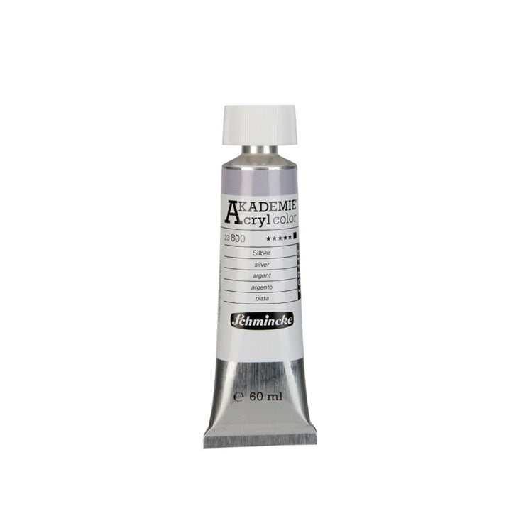 Акрилни бои Schmincke AKADEMIE 60 ml | различни бои — 800 strieborná | ARTMiE.mk