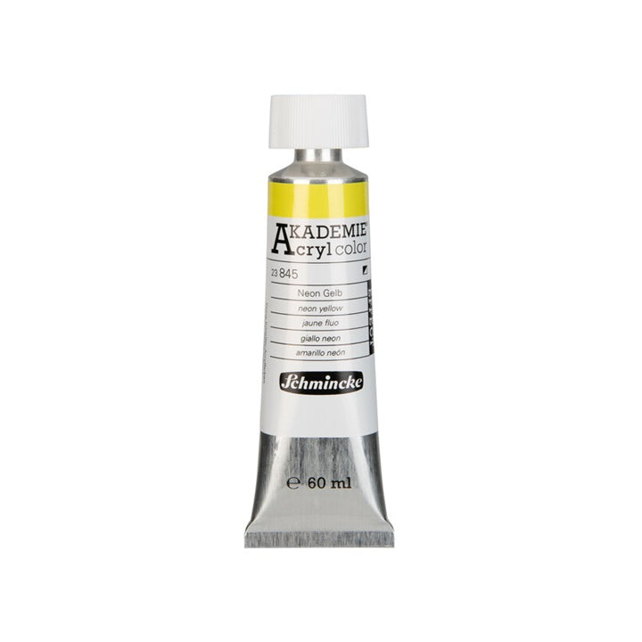 Акрилни бои Schmincke AKADEMIE 60 ml | различни бои — 845 neónovožltá | ARTMiE.mk