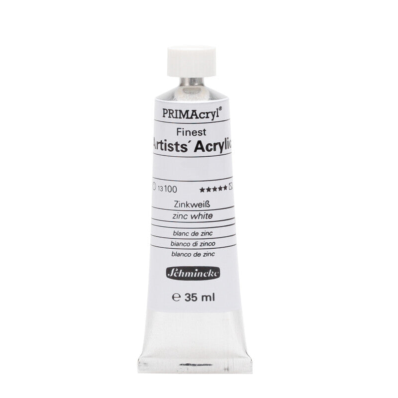 Акрилни бои Schmincke PRIMAcryl Professional 35 ml – 100 Цинкова бела