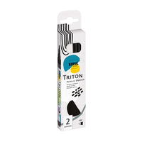 Акрилни фломастери Solo Goya TRITON black / white - сет 2 парчиња