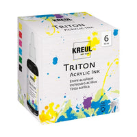 Акрилно мастило KREUL 50 ml - сет 6 парчиња