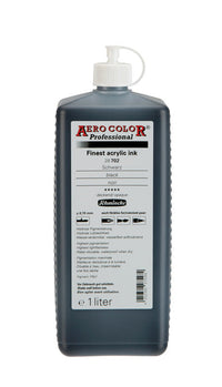 Акрилно мастило Schmincke AERO COLOR Professional 1 l – 702 Црна